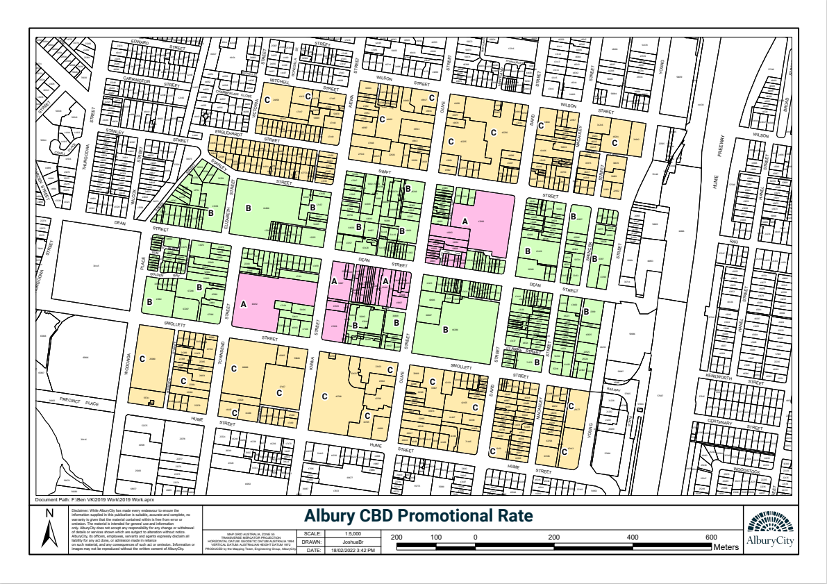 Promotional Levy Zone Map