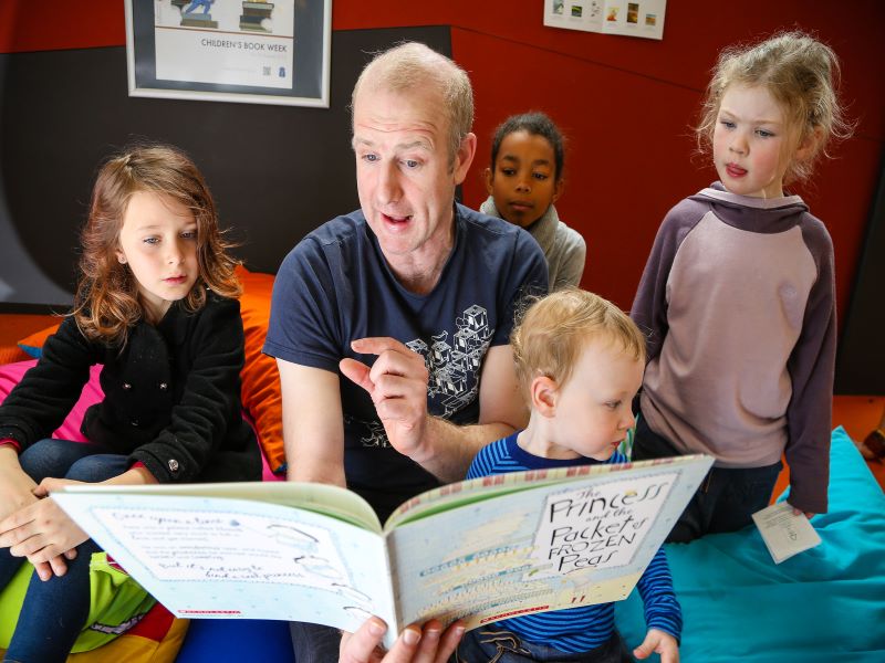 Tony Wilson Dads Read Storytime