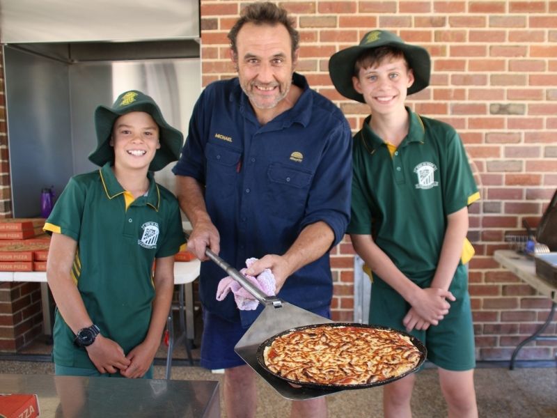 Our new wood-fired ovens got a thumbs up from students at St Patrick's Parish School