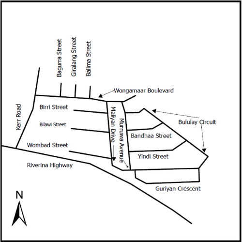 Road naming of Hilltops Estate